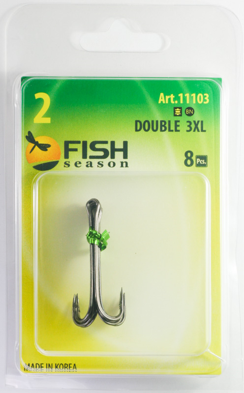 Double fishing. Крючки Fish Season двойной с длинным цевьем 1 8шт.. Крючок Mikado sensual Hi-Carbon Double Hooks. Крючки рыболовные Kairyo Fish. Крючки Fish Season двойной с длинным цевьем 2/0 6шт..