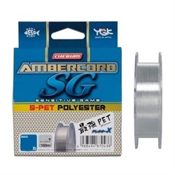 Леска YGK Cherum Ambercord SG S-Pet Polyester 150м #0.25 1.5Lb/0,088мм clear - фото 100602