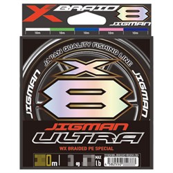 Леска Плетёная YGK X-Braid JigMan X8 Ultra 200м. #0.8 16lb multi - фото 102071