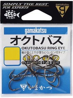 Крючки Gamakatsu Okutobasu Ring Eye №2 10шт/уп - фото 102366
