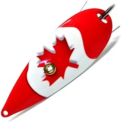 Блесна-незацепляйка Pelican Lures Bait FX Weedless Spoon M 9,5гр 63мм Flag Series Canada 2 mat - фото 102705