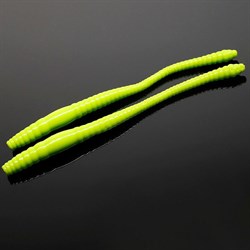 Мягкая приманка Libra Lures Dying Worm 80 цвет 027-apple green 12шт/уп - фото 104106