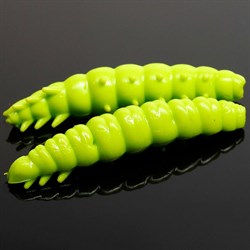 Мягкая приманка Libra Lures Larva 35 цвет 027-apple green 12шт/уп - фото 104216