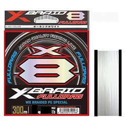 Леска Плетёная YGK X-Braid Fulldrag WX8 300м #2.5 (50LB) light grey - фото 106096