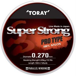 Toray Super Strong 150м. 0,085мм. 1,7lb прозрачный - фото 13199