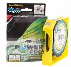 Плетеная леска Power Pro 92м Hi-Vis Yellow 0,10мм - фото 14850