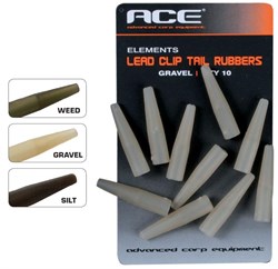 ACE Lead Clip Tail Rubber (Tube) - Weed трубка черная - фото 16699