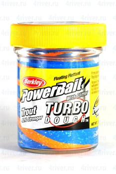 Форелевая Паста Berkley Select Glitter Turbo Dough Blue Mango 50гр - фото 20122