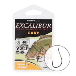 Крючки Excalibur Carp Method Feeder NS 14 - фото 20443