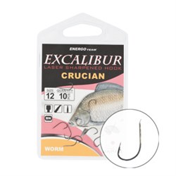 Крючки Excalibur Crucian Worm Ns 12 - фото 20444