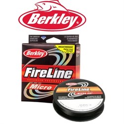 Леска Плетёная Berkley Fireline Micro Ice 45м 0,12мм 6,8кг Smoke - фото 20585