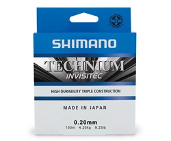 Леска Shimano Technium Invisitec 150м 0,185мм 3,3кг - фото 21100