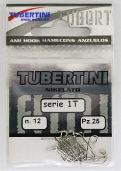 Крючки Tubertini series 1T № 12 25шт/уп - фото 21431