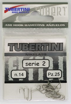 Крючки Tubertini series 2 Nikelato № 14 25шт/уп - фото 21435