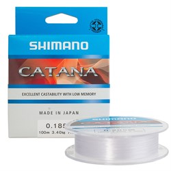 Леска Shimano Catana Spinning 100м 0,185мм 3,5кг - фото 22574