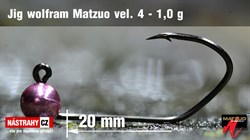 Джиг-головка Вольфрамовая Matzuo №4 Pink/Black 1,0гр 5шт/уп - фото 23102