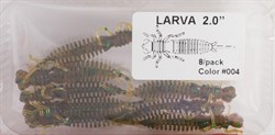 Мягкая Приманка Fanatik Larva 2.0" Съедобная 8шт/уп Color#004 - фото 24142