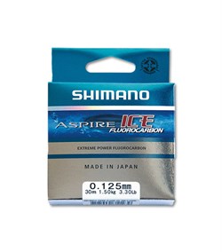 Леска зимняя Shimano Aspire Fluorocarbon Ice 30м 0,105мм - фото 27215