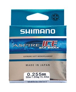 Леска зимняя Shimano Aspire Silk Shock Ice 50м 0,10мм - фото 27227