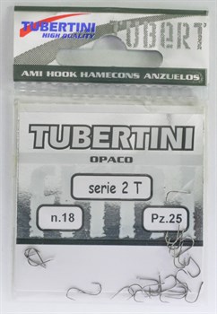 Крючки Tubertini series 2T № 18 25шт/уп - фото 28117