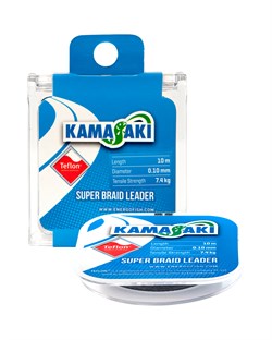 Фидерный Поводочный Материал Kamasaki Super Braid Leader 10м 0,10мм 7,4кг - фото 28792