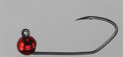 Джиг-головка Вольфрамовая Matzuo №2, Red/Black 1,5гр 5шт/уп - фото 29678