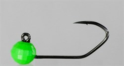 Джиг-головка Вольфрамовая Matzuo №6 Green/Black 1,5гр 5шт/уп - фото 29680