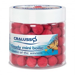 Пылящие Мини-Бойлы Cralusso Strawberry Cloudy Mini Boilie 40гр 12мм - фото 30194