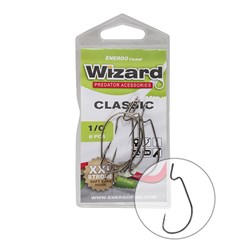 Крючки Офсетные Wizard Classic Worm 1 6шт/уп - фото 33858