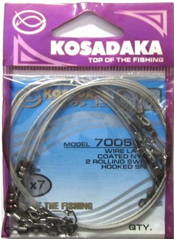 Поводок Kosadaka Special 7005-01 1x7 22cm 6kg (5шт.) - фото 34129