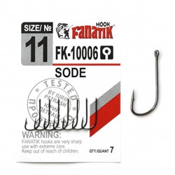 Крючки Fanatik Sode FK-10006 №11 7шт/уп - фото 35385