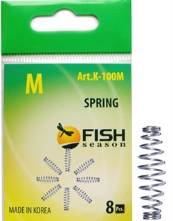 Пружинка Fish Season Spring на цевье Крючка M 8шт/уп для пасты и теста - фото 36342