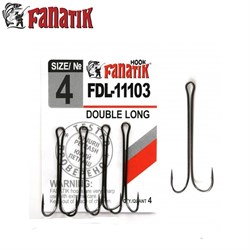Крючки Двойные Fanatik Double Long FDL-11103 №04 4шт/уп - фото 40642