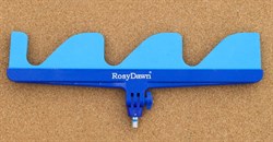 Подставка Rosy Dawn гребенка 3 неопрен регулируемая синяя малая - фото 41235