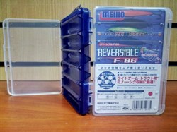 Коробка для приманок Meiho Reversible F-86 Clear Navy - фото 42528