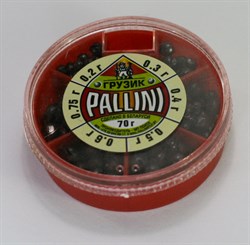 Набор Дробинок Palini Белоруссия №1 Малый 60гр (0,15-0,2-0,3-0,4-0,5-1,0гр) - фото 42606