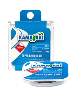 Фидерный Поводочный Материал Kamasaki Super Braid Leader 10м 0,12мм 9,6кг - фото 43951