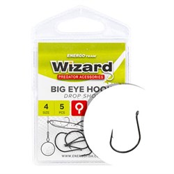 Крючки Wizard Big eye hook Drop Shot #6 6шт/уп - фото 44018