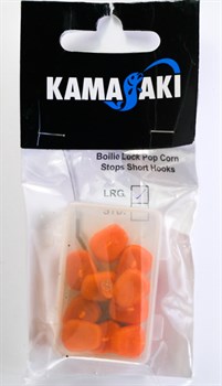 Стопор в форме Кукурузы Kamasaki Boilie Lock Pop Corn Оранжевый - фото 44684