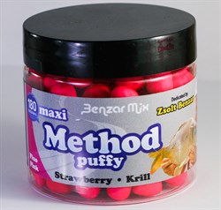 Benzar Method Puffy Maxi 180мл Fluo Pink Eper-Krill Клубника с криветкой, розовые - фото 44686