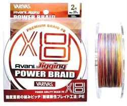 Леска Плетёная Varivas Avani Jigging Power Braid PE X8 300м #3 50Lb - фото 44745