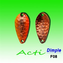 Блесна Колеблющаяся Ivyline Acti Dimple 1,8гр #f08 - фото 45498