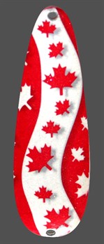 Блесна Колеблющаяся Pelican Lures Flutter Spoon 5,67гр Canada 1 Flag Series - фото 46277