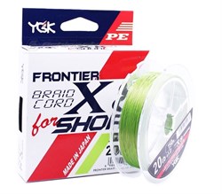 Леска Плетёная YGK Frontier Braid Cord For Shore X8 150м #2 30lb - фото 48768