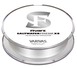 Леска Плетёная Varivas Avani Salt Water Finesse PE X8 150м #0.3 7,5Lb/0,09мм - фото 49176