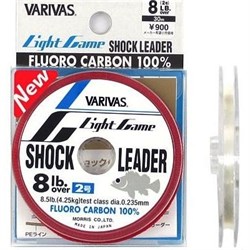 Леска флюорокарбон Varivas Fluorocarbon 100% Light Game Shock Leader 30м #2 8Lb - фото 49378