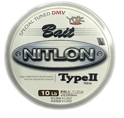 Леска YGK Nitlon Bait Type II Nylon 100м #3.5 14lb/0,310мм - фото 50101