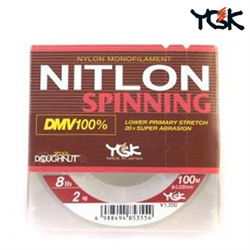 Леска YGK Nitlon Spinning DMV 100% Nylon 100м #1 4Lb/0,165мм - фото 50104