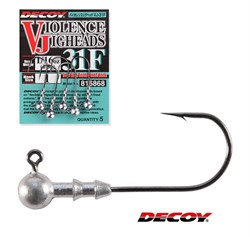 Джиг-головка Decoy Violence Jigheads Ball VJ 31 #1 1/16oz 1,8гр 5шт/уп - фото 50457