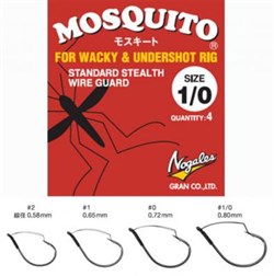 Крючки-незацепляйки Varivas Mosquito Fine Stealth #1 - фото 50578